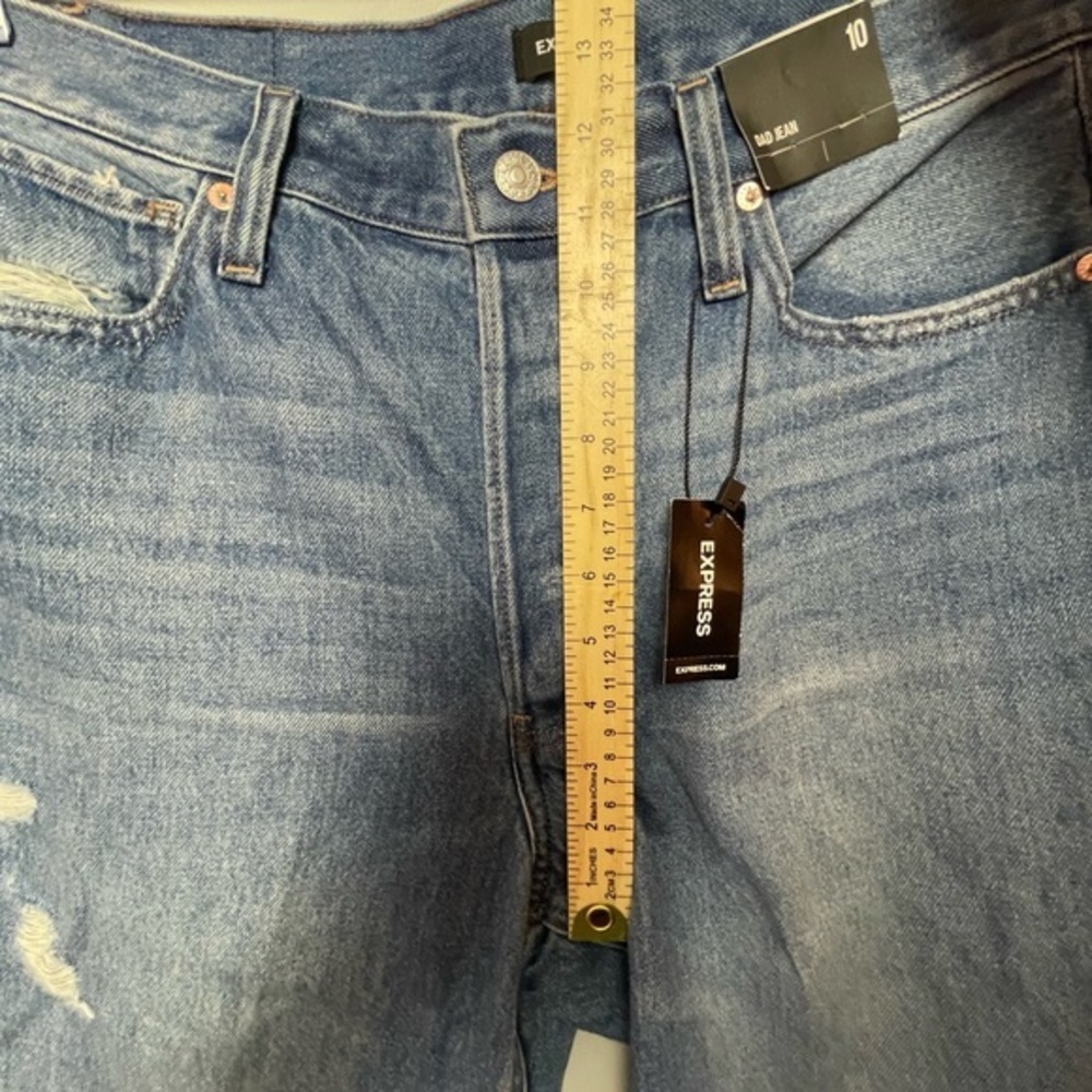 NWT Express Dad Jeans Size 10 - Picture 3 of 6